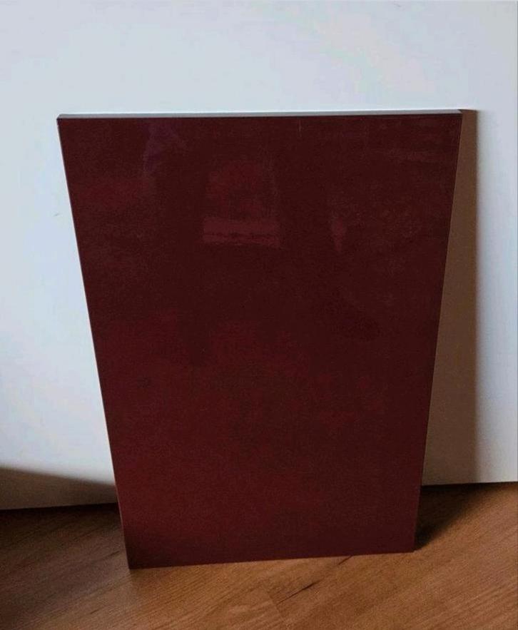 4x Ikea Selsviken bordeauxrood hoogglans, deuren ladefront, Huis en Inrichting, Kasten | Overige, Gebruikt, Ophalen