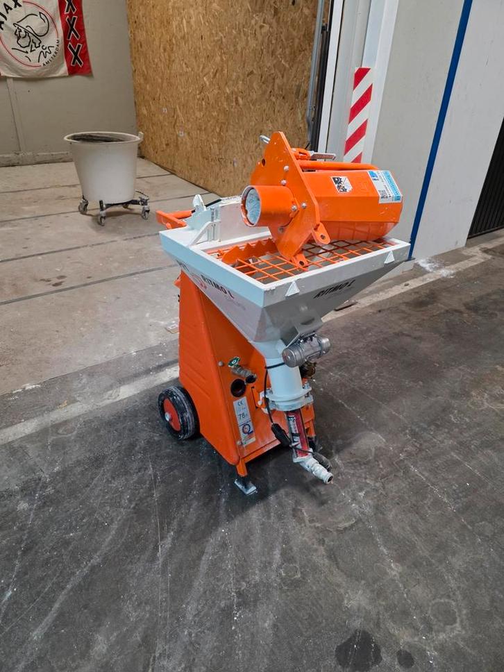 Ritme Mortelspuitmachine - Gebruikt, Tuin en Terras, Kloofmachines, Ophalen of Verzenden