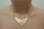 Trifari halsketting collier  - Vintage 70/80s, Sieraden, Tassen en Uiterlijk, Ophalen of Verzenden, Gebruikt, Goud, Overige materialen