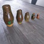 Vintage Matroesjka Poppen - Handgeschilderd Dieren Design, Ophalen, Zo goed als nieuw