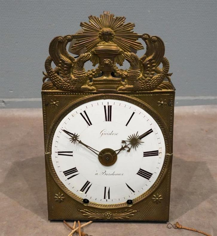 Antieke Comtoise Maandloper, Antiek en Kunst, Antiek | Klokken, Ophalen of Verzenden
