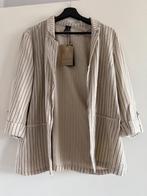 Vero Moda Linnen Strepen Pak, Kleding | Dames, Vero Moda, Verzenden, Beige, Setje