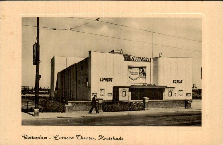 Rotterdam - Lutusca Theater - Kruiskade, Verzamelen, Ansichtkaarten | Nederland, Ongelopen, Zuid-Holland, 1920 tot 1940, Ophalen of Verzenden