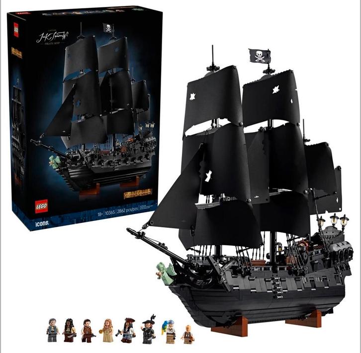Het Piratenschip van Jack Sparrow incl. Light My Bricks set, Kinderen en Baby's, Speelgoed | Duplo en Lego, Nieuw, Lego, Complete set