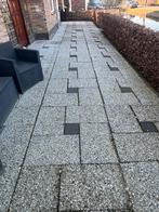 60x40cm grindtegels, Tuin en Terras, Tegels en Klinkers, Ophalen, Gebruikt, 10 m² of meer, Beton