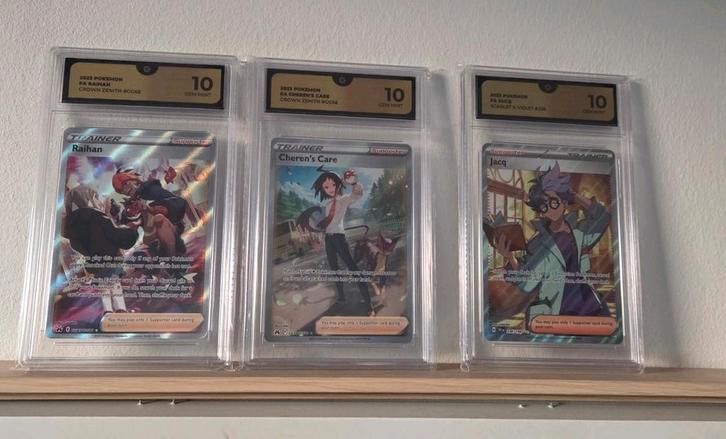 Pokémon - 3 Graded card - GG 10 - Various sets, Hobby en Vrije tijd, Verzamelkaartspellen | Pokémon, Nieuw, Ophalen of Verzenden
