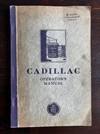 Cadillac operators manual, Ophalen of Verzenden