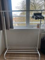 IKEA Rigga Kledingrek met schoenenrek en hangers, Ophalen of Verzenden, Met wielen, Gebruikt