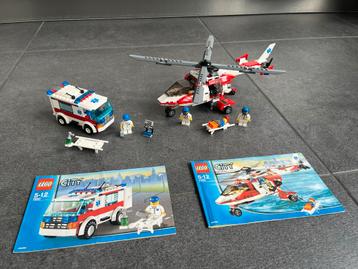 Lego Ambulance & Helikopter Set (7903 & 7890) beschikbaar voor biedingen