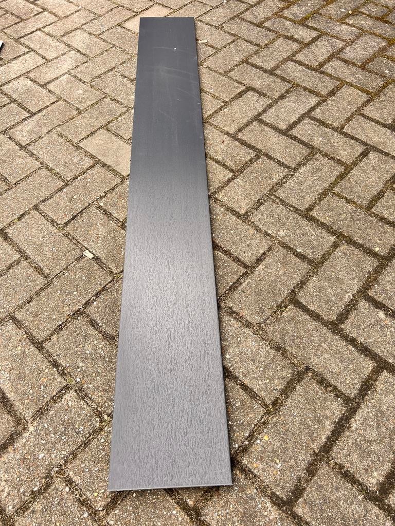 Keralite boeideel antraciet 7016 met nerf, trim/kraal profie, Doe-het-zelf en Verbouw, Platen en Panelen, Nieuw, HPL, Minder dan 20 mm
