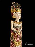 Balinese houtsnijwerk hindoeïstische boeddhistische godin, Antiek en Kunst, Ophalen of Verzenden