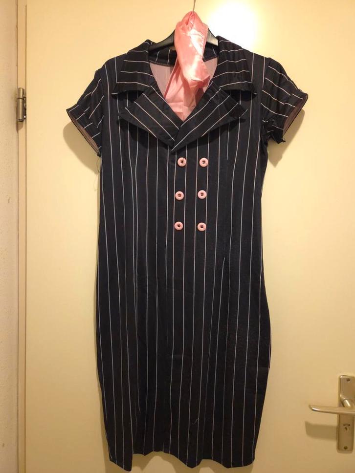 Maffia outfit, Kleding | Dames, Carnavalskleding en Feestkleding, Nieuw, Kleding, Carnaval, Maat 38/40 (M), Ophalen of Verzenden