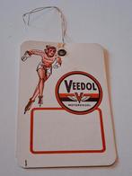 Veedol motorolie pin up smeerkaartje, Ophalen of Verzenden, Reclamebord