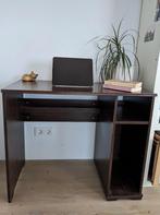 IKEA Borgsjö bureau 90x52 donkerbruin hout, Ophalen, Gebruikt, Bureau
