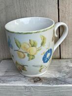 Mooie JBS Home Collection Kop 'Fruit & Flowers', Huis en Inrichting, Ophalen, Zo goed als nieuw, Overige stijlen, Kop(pen) en/of Schotel(s)