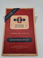 spoorboekje NS winter 1953-1954 dienstregeling, Verzenden, Gebruikt, Trein, Boek of Tijdschrift