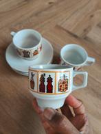 3 Kopjes Vintage - Monopoli Porcellana, Ophalen, Gebruikt, Porselein, Kop en/of schotel