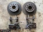 Audi V8 typ 44 c3 Remschijf Set  achter geventileerd quattro, Ophalen of Verzenden, Herkomst onderdeel bekend, Gebruikt, Audi