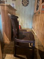 5 Mooie Houten Kroegstoelen te Koop, Huis en Inrichting, Ophalen, Gebruikt, Bruin, Vijf, Zes of meer stoelen
