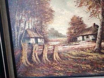 Groot Olieverf schilderij 80 x 130 cm beschikbaar voor biedingen