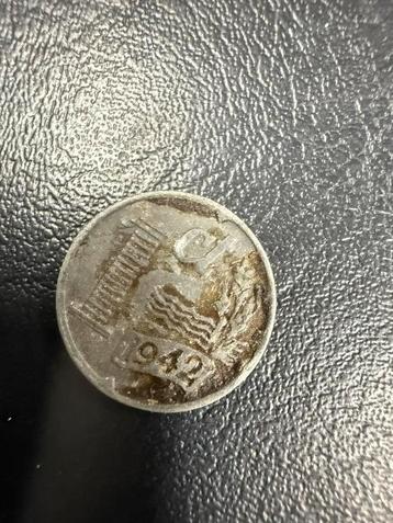 Oude 10 Cent 1942 - Wilhelmina beschikbaar voor biedingen