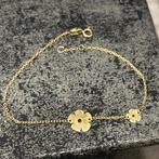 14k gouden armband klavervier model, Ophalen of Verzenden, Nieuw, Goud