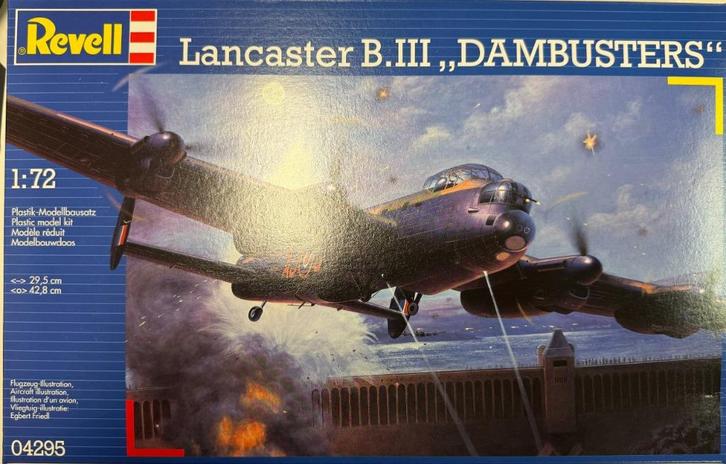 Coelianmodels, Revell 04295, Lancaster B.III, 1/72, € 34,99, Hobby en Vrije tijd, Modelbouw | Vliegtuigen en Helikopters, Nieuw