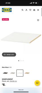 8x IKEA KOMPLEMENT Plank - Wit 50x58 cm, Ophalen, Zo goed als nieuw
