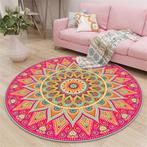 Roze Mandala Rond Vloerkleed / Tapijt Mat Boeddhisme Yoga, Verzenden, Nieuw, Rond