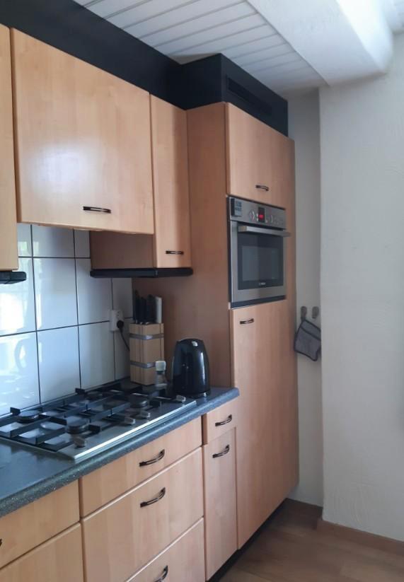 Te koop gebruikte keuken 337cm lang, Huis en Inrichting, Keuken | Complete keukens, Gebruikt, Enkelwandige keuken, Overige kleuren