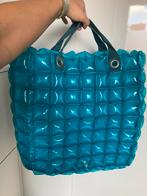 Vintage 90 design expo opblaasbare inflatable tas pvc iconic, Ophalen of Verzenden, Nieuw, Blauw, Shopper