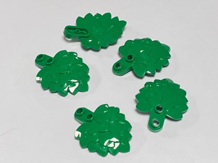 Partij 5x nieuwe Lego blad met 1z2 ronde plaat diverse kleur, Kinderen en Baby's, Speelgoed | Duplo en Lego, Nieuw, Lego, Losse stenen