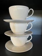 3 x soepkom met schotel, Huis en Inrichting, Keuken | Servies, Verzenden, Zo goed als nieuw, Wedgwood, Kop(pen) en/of Schotel(s)