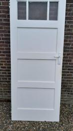 Paneeldeuren met raampjes, Ophalen, Gebruikt, 80 tot 100 cm, Binnendeur
