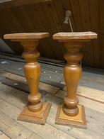 Set massief grenen zuilen, Huis en Inrichting, Woonaccessoires | Zuilen en Pilaren, Ophalen of Verzenden, Gebruikt