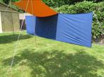 Retro Windscherm met Zonnescherm, Caravans en Kamperen, Ophalen, Gebruikt