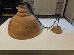 Mango houten plafond hanglamp, Huis en Inrichting, Lampen | Hanglampen, Ophalen, Zo goed als nieuw, Minder dan 50 cm