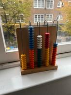 Vintage Houten Telraam met Kralen - Educatief Speelgoed, Antiek en Kunst, Ophalen of Verzenden