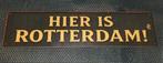 Wandbord Rotterdam - Mancave, Bar, Kroeg, Garage, Huis en Inrichting, Ophalen of Verzenden, Nieuw