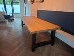 Massief Eiken Eettafel, Huis en Inrichting, Tafels | Eettafels, Ophalen, 200 cm of meer, 50 tot 100 cm, Zo goed als nieuw