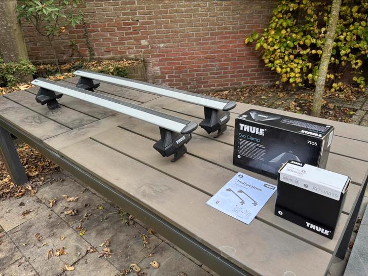 Thule WingBar dakdragers | Renault Captur | 2013 tot 2019, Auto diversen, Dakdragers, Zo goed als nieuw, Ophalen