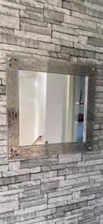 Mooie vierkante Spiegel, Ophalen, Vierkant, Zo goed als nieuw, Minder dan 100 cm