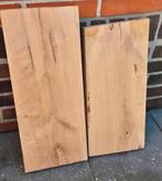 2x 4cm dikke eikenhout plankjes voor bijv. een boekenplank, Ophalen, Zo goed als nieuw, Minder dan 25 cm, Eikenhout