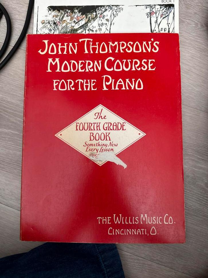 John Thompson Piano Cursus - Vierde Graad, Muziek en Instrumenten, Bladmuziek, Gebruikt, Les of Cursus, Klassiek, Piano, Ophalen of Verzenden