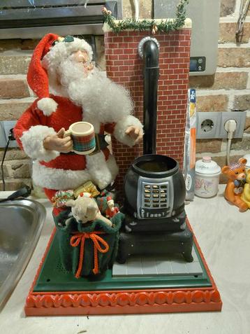 Kerstman bij de Schoorsteen - Animatronic beschikbaar voor biedingen