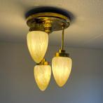 Art Deco plafondlamp, Ophalen, Gebruikt, Art Deco, Minder dan 50 cm