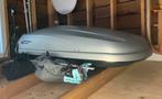 Dakkoffer Hapro Travelbox 4.5 met Thule dakdrager, Auto diversen, Dakkoffers, Ophalen, Zo goed als nieuw