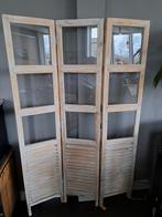 Vintage Room Divider met Scherm en Luikjes, Ophalen, Gebruikt