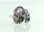 Vintage zilveren ring mos Theodor Klotz (Teka) jaren ‘70, Ophalen of Verzenden, Zilver, Ring