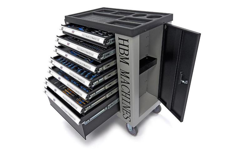 Gereedschapswagen 245-delig INCH-MATEN | Gratis verzending, Auto diversen, Autogereedschap, Nieuw, Ophalen of Verzenden